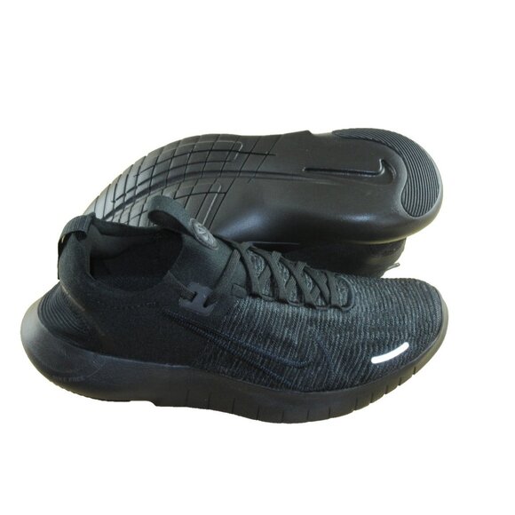 Nike Men\'s Free RN FK NN Running Shoes Triple Black Anthracite Sizes NIB